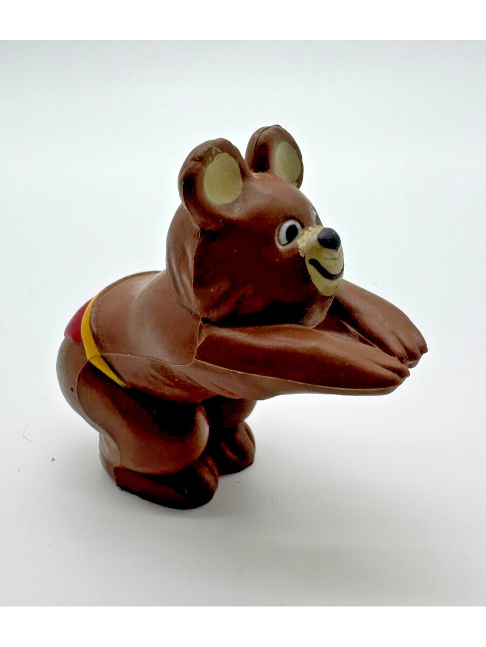 1979 Misha Bear Moscow Olympics Diving Figure Image Factory Sports Vintage